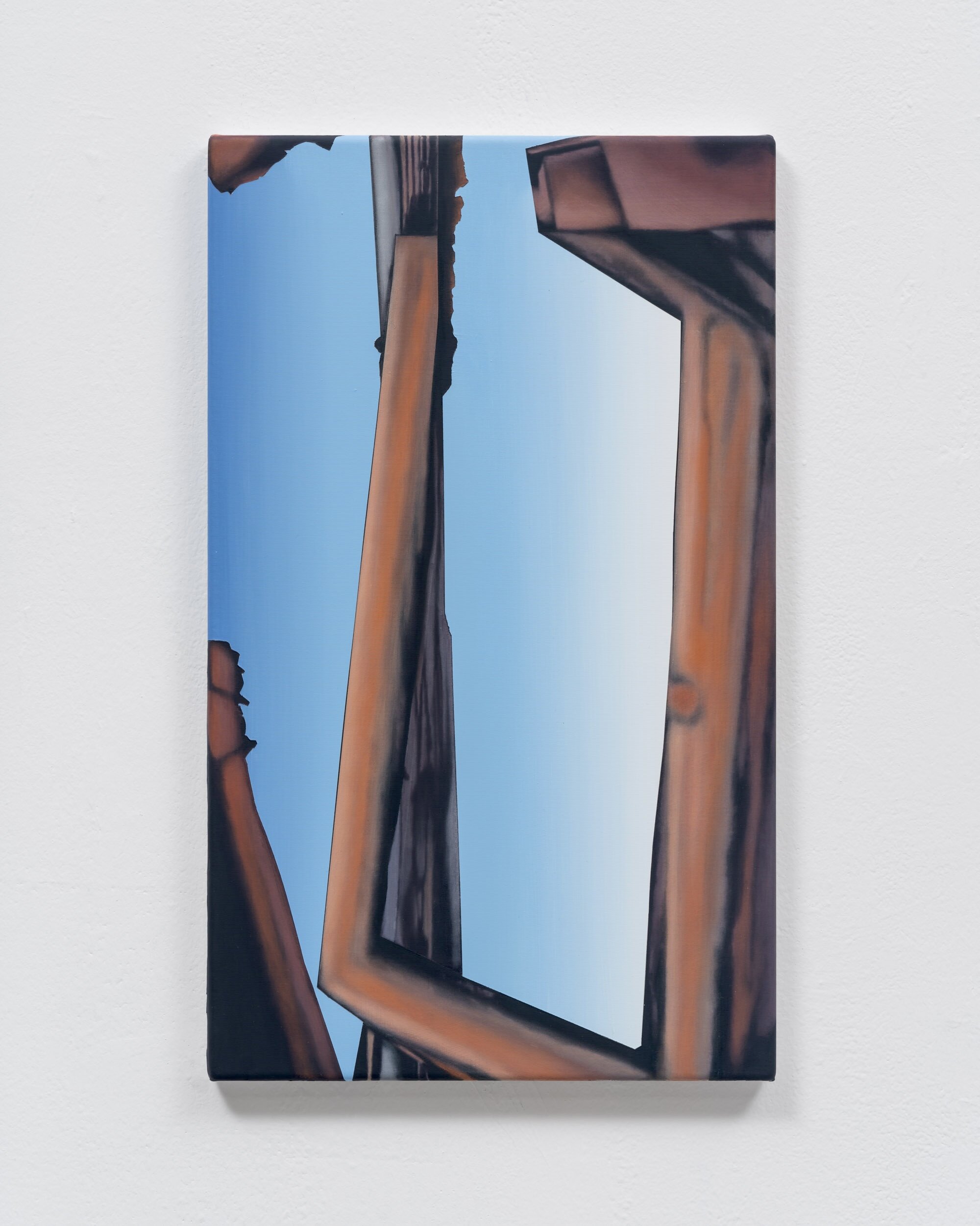 Maximilian Arnold, <i>Untitled</i>, 2024. Acrylic on polyster, 19 3/4 x 11 3/4  in (50 x 30 cm)